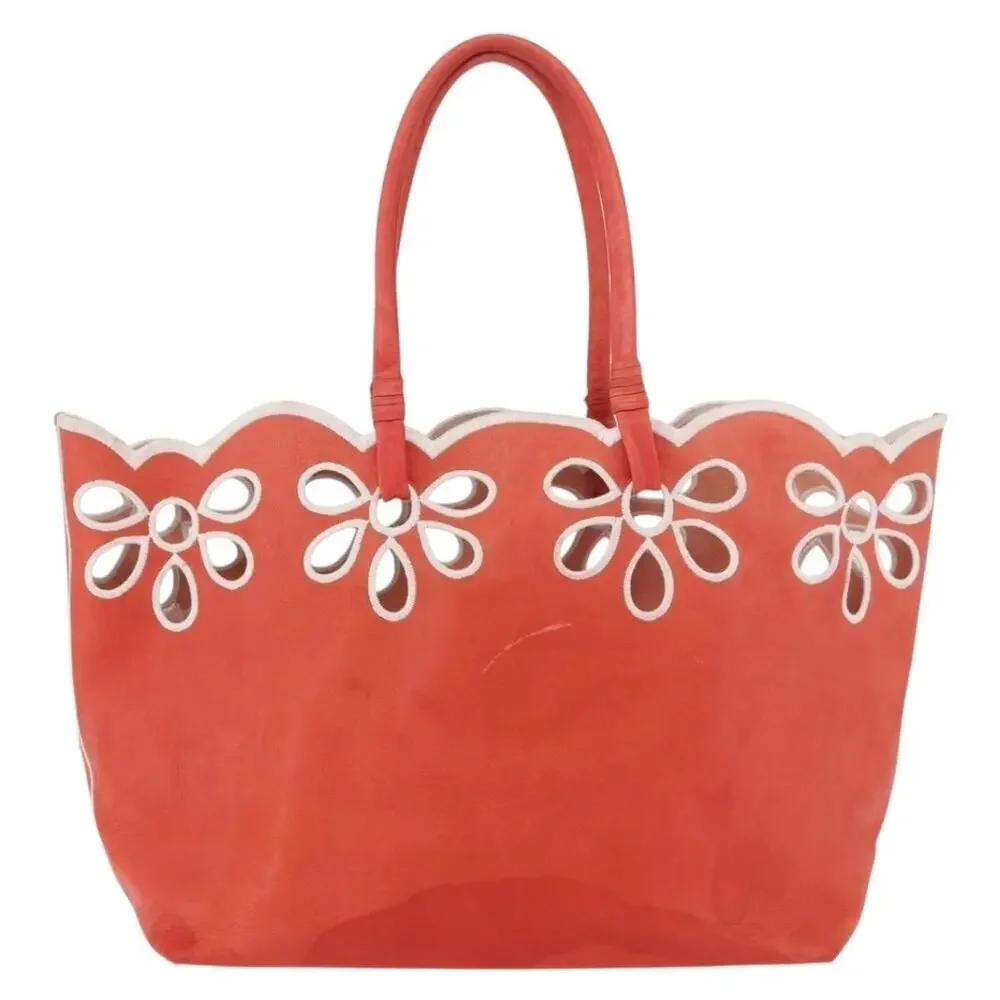 Celine Leather Classic Tote Orange